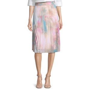 Marble Pleated Skirt